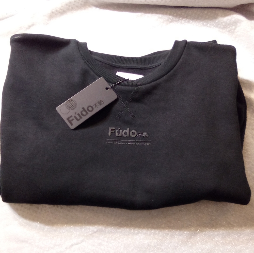 Fudo Sweater Junior Boy Casual Size 12 Years Color Black
